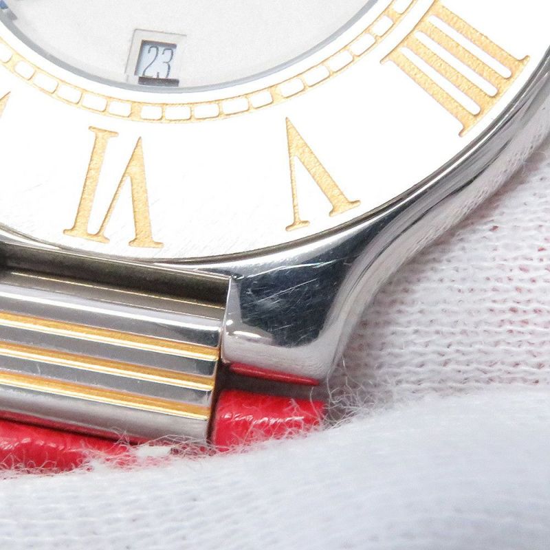 カルティエ マスト21 ヴァンティアン W10073R6 Cartier 腕時計 シルバー文字盤 クォーツ