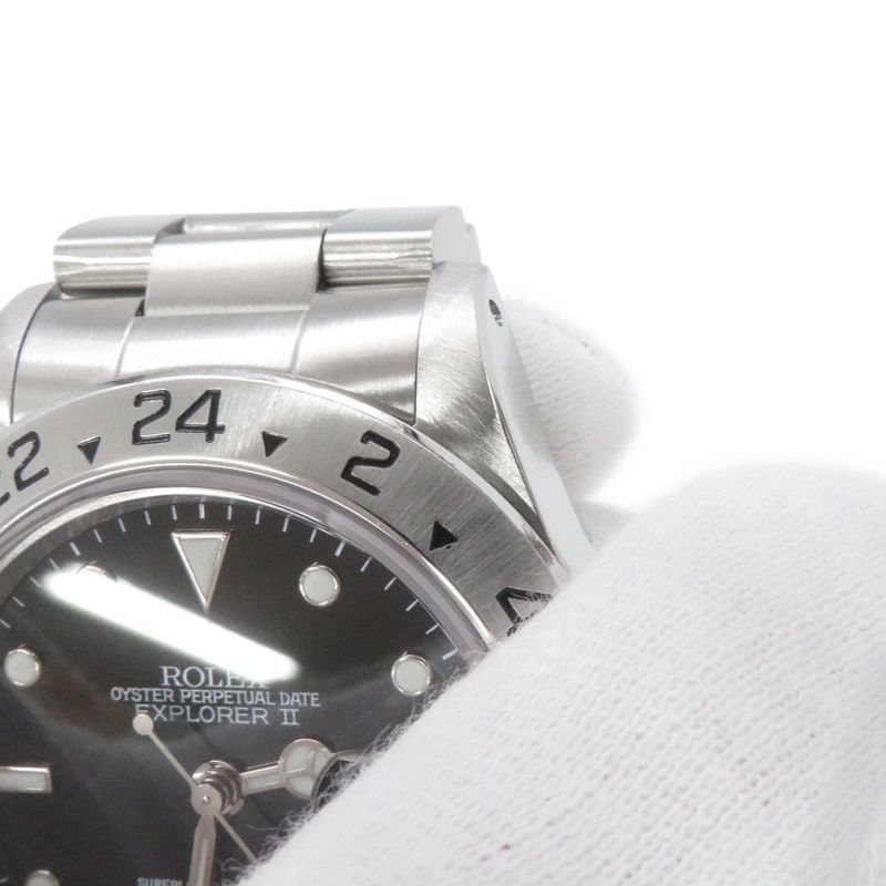 ロレックス エクスプローラー2 L番 16570 ROLEX ウォッチ 腕時計 黒文字盤
