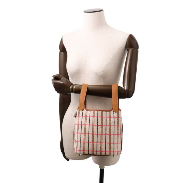 エルメス ハンドバッグ ピコタンロックPM ゴールド/エクリュ/フォーブ/ローズポップ/シルバー金具 トワルアッシュ/スイフト  K刻印