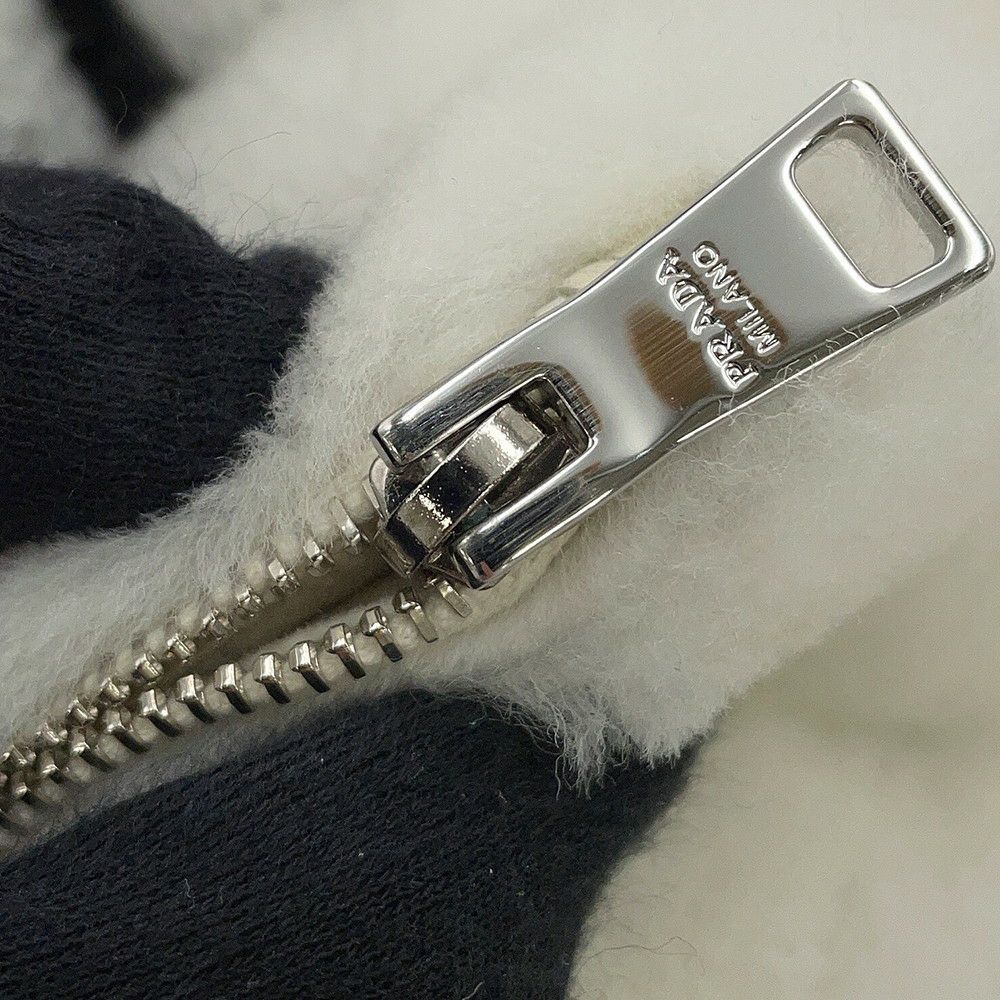 プラダ トートバッグ テリー パイル 1BG130 PRADA 白