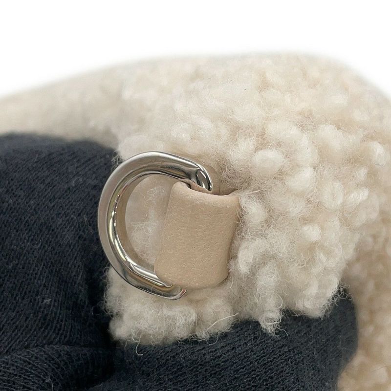 プラダ ショルダーバッグ ファー ホーボーバッグ パイル 1BC151 PRADA