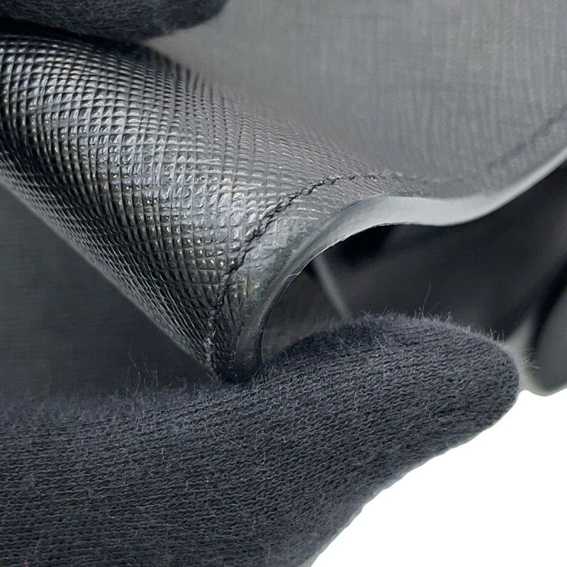 プラダ ハンドバッグ エスプラナード クロコハンドル クロコダイル サフィアーノレザー 1BA046 PRADA 2way 黒