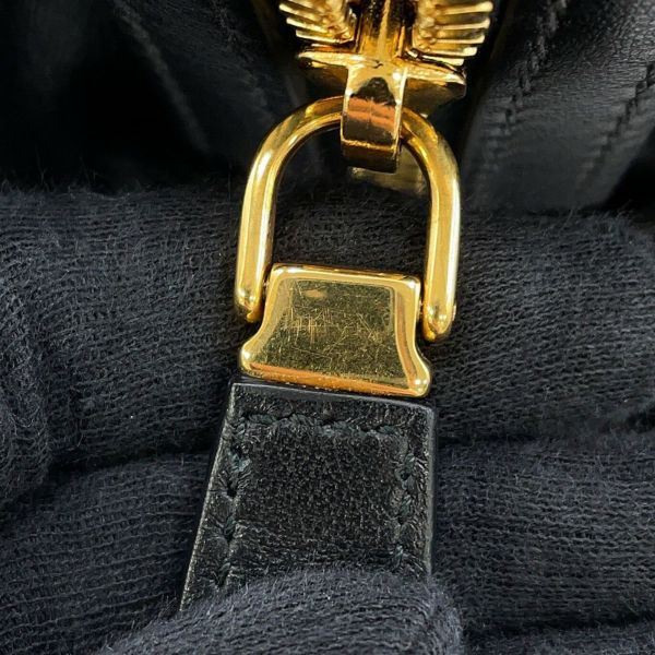 プラダ ハンドバッグ エスプラナード クロコハンドル クロコダイル サフィアーノレザー 1BA046 PRADA 2way 黒