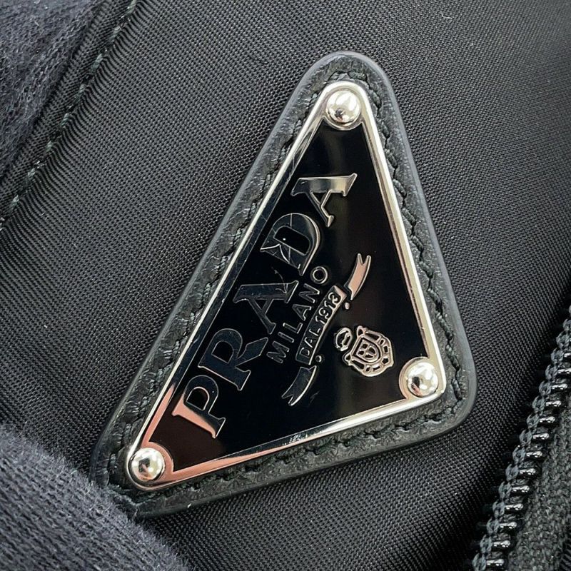 プラダ トートバッグ Re-Nylon ナイロン 1BG354 PRADA 2way 黒