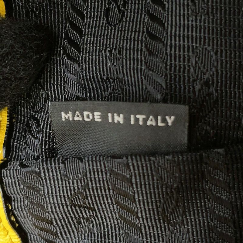 プラダ ハンドバッグ デュエット サフィアーノ カーフレザー 1BH038 PRADA 2way 黒