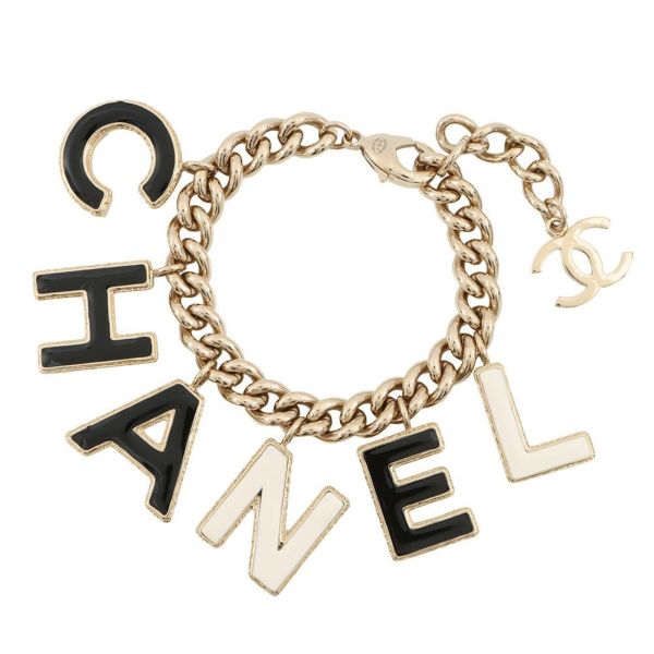 シャネル ブレスレット ロゴ チェーン B22 A AB8724 CHANEL アクセサリー