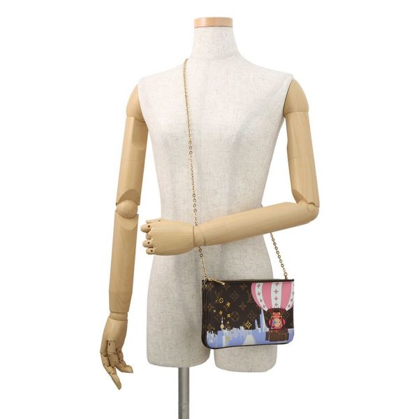 ルイヴィトン チェーンショルダーバッグ モノグラム ヴィヴィエンヌ ポシェット・ドゥーブル ジップ M68486 LOUIS VUITTON