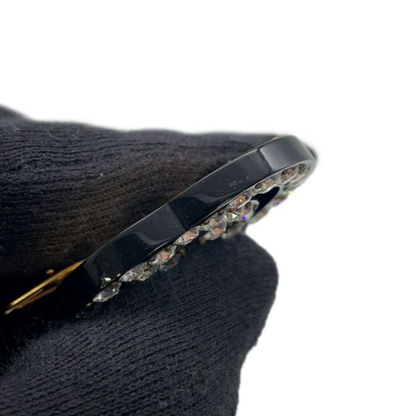 グッチ ヘアクリップ ダブルG ラインストーン 627917 GUCCI アクセサリー 黒