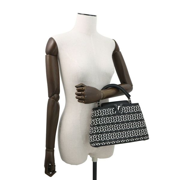 ルイヴィトン ハンドバッグ レザー カプシーヌBB M42641 LOUIS VUITTON 2wayショルダーバッグ ブラック 黒