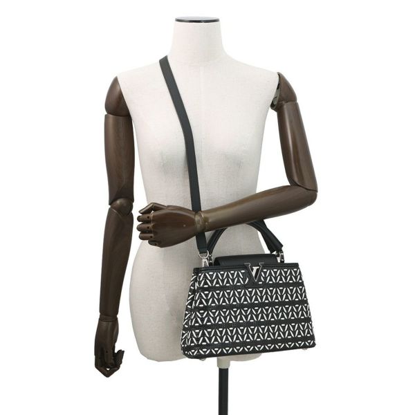 ルイヴィトン ハンドバッグ レザー カプシーヌBB M42641 LOUIS VUITTON 2wayショルダーバッグ ブラック 黒