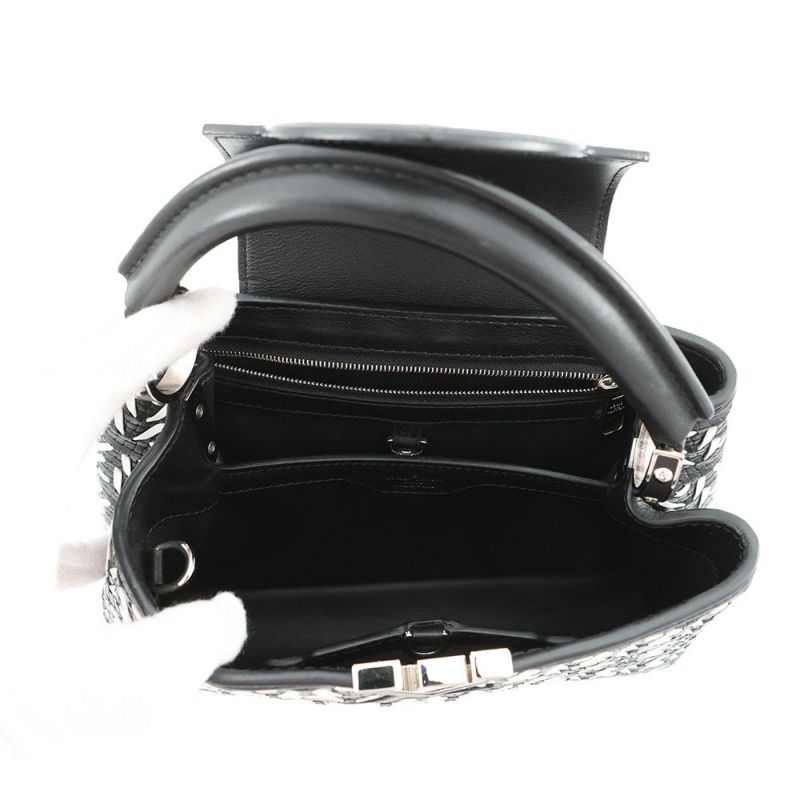 ルイヴィトン ハンドバッグ レザー カプシーヌBB M42641 LOUIS VUITTON 2wayショルダーバッグ ブラック 黒