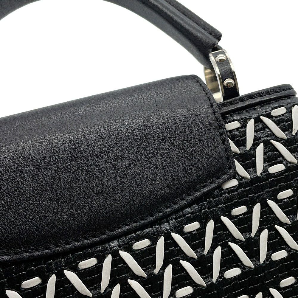 ルイヴィトン ハンドバッグ レザー カプシーヌBB M42641 LOUIS VUITTON 2wayショルダーバッグ ブラック 黒