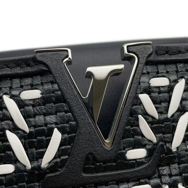 ルイヴィトン ハンドバッグ レザー カプシーヌBB M42641 LOUIS VUITTON 2wayショルダーバッグ ブラック 黒