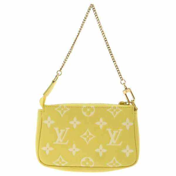 ルイヴィトン ハンドバッグ モノグラム・アンプラント ミニ・ポシェット・アクセソワール M46129 LOUIS VUITTON イエロー