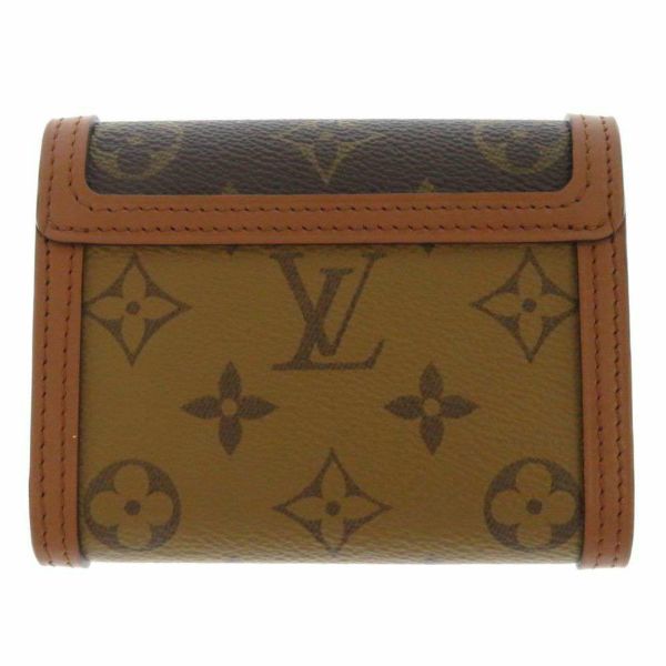 ルイヴィトン 三つ折り財布 モノグラムリバース ポルトフォイユ・ドーフィーヌ コンパクト M68725 LOUIS VUITTON