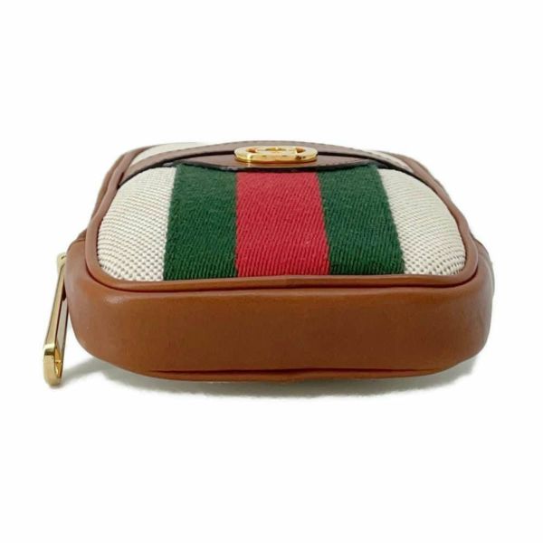 グッチ ベルトバッグ シェリーライン キャンバス レザー 581519 GUCCI ウエストバッグ フォンケース