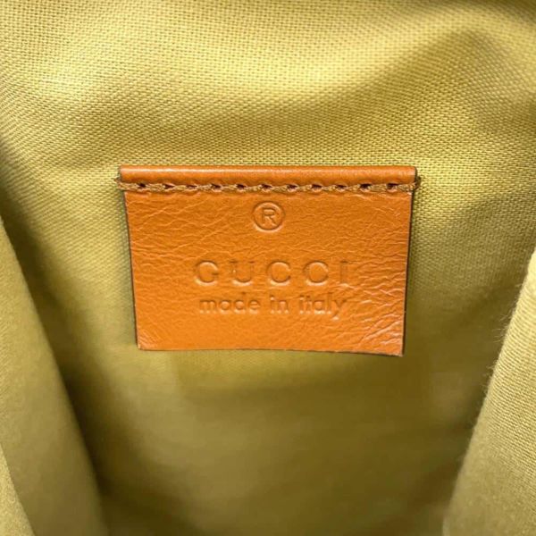 グッチ ベルトバッグ シェリーライン キャンバス レザー 581519 GUCCI ウエストバッグ フォンケース