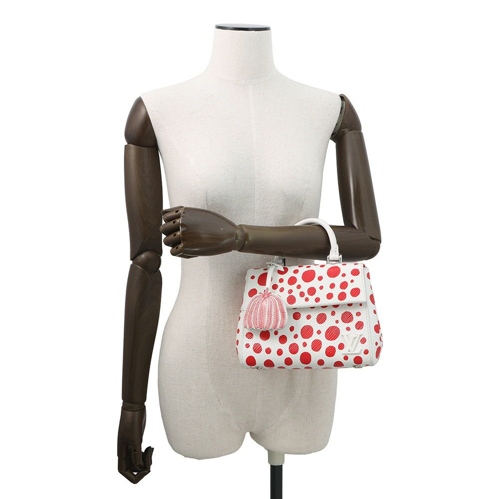 ルイヴィトン ハンドバッグ エピ LV×YK クリュニー MINI M21722 ヴィトン 2way ショルダーバッグ 草間彌生 コラボ