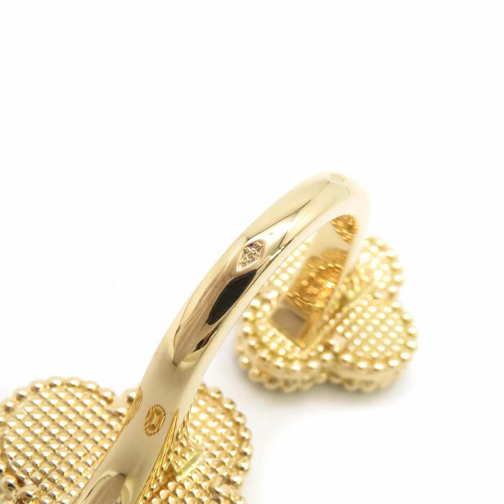 ヴァンクリーフ&アーペル リング マジック アルハンブラ アントレ レ ドア リング マラカイト K18YG サイズ50 VCARO3MI00