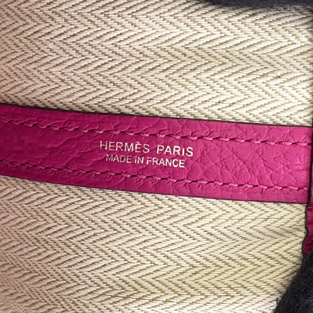 エルメス トートバッグ ガーデンパーティPM ローズパープル/シルバー金具 ネゴンダ A刻印