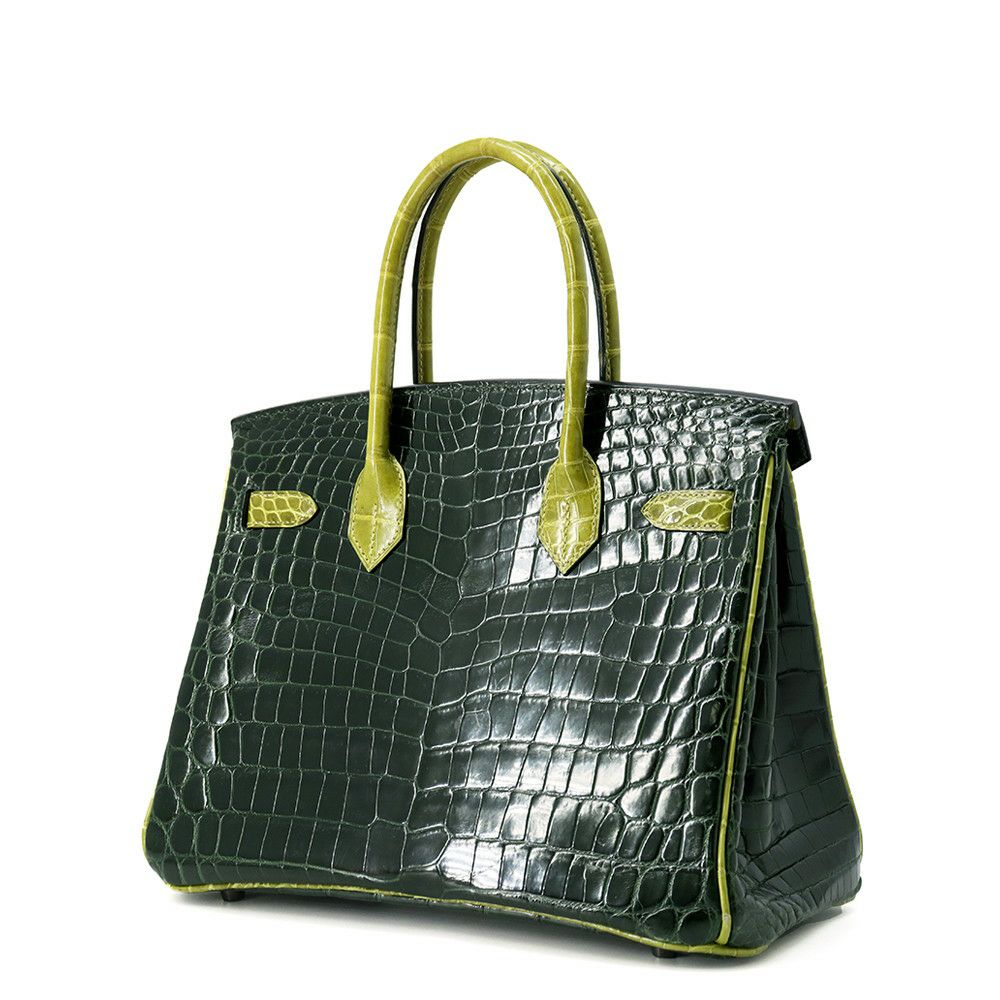 エルメス バーキン30 グリーン/アニスグリーン/ルテニウム金具  HERMES Birkin ハンドバッグ