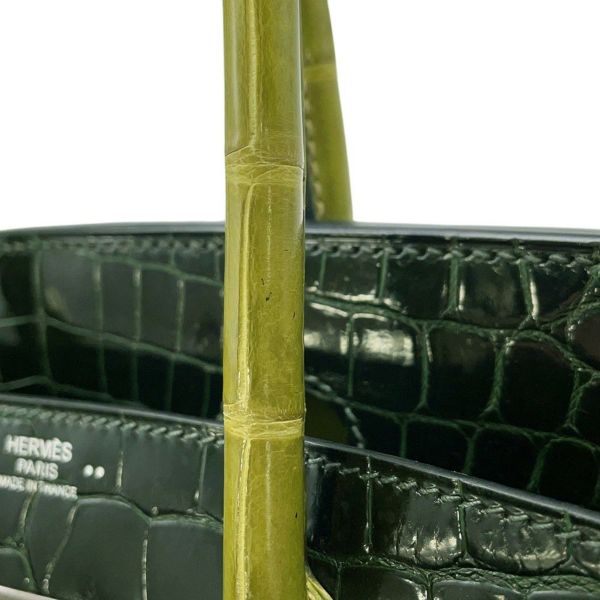 エルメス バーキン30 グリーン/アニスグリーン/ルテニウム金具  HERMES Birkin ハンドバッグ