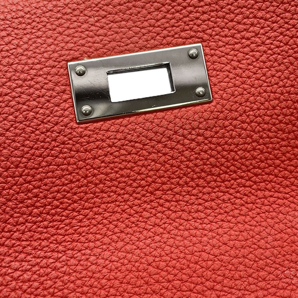 エルメス ハンドバッグ ケリー32 内縫い ゼラニウム/シルバー金具 トゴ X刻印 2wayショルダー