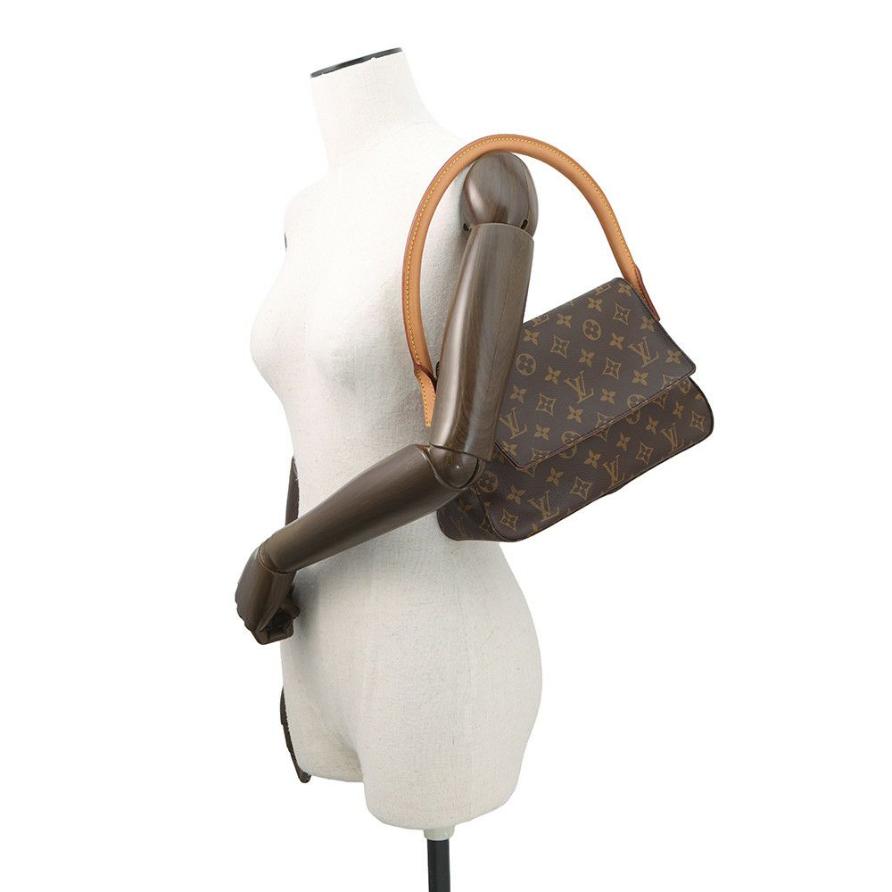 ルイヴィトン ショルダーバッグ モノグラム ミニ・ルーピング M51147 LOUIS VUITTON ワンショルダー
