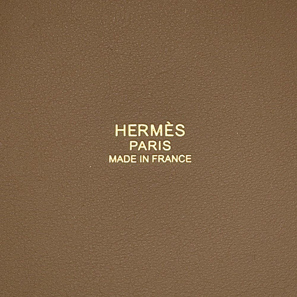 エルメス ハンドバッグ ピコタンロックPM カーゴ エクリュ/エトゥープ/シルバー金具 トワルゴエラン/スイフト K刻印