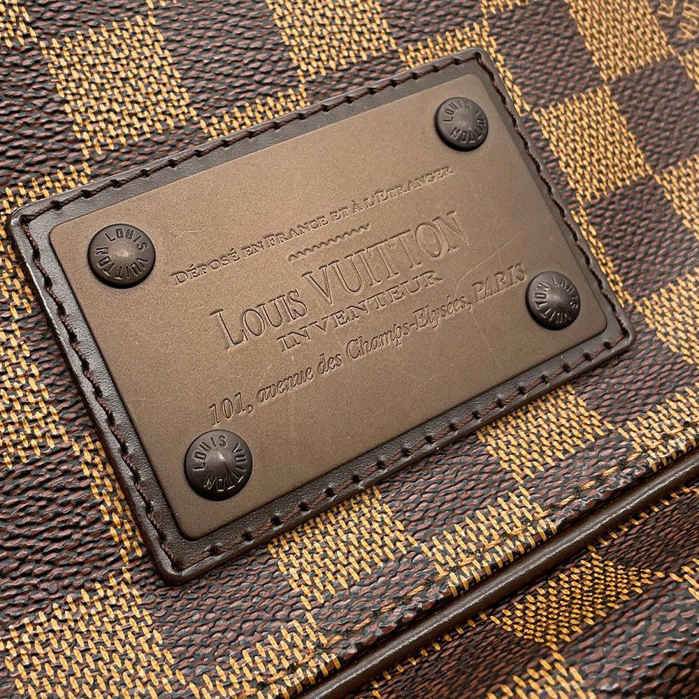 ルイヴィトン ショルダーバッグ ダミエ・エベヌ ブルックリン GM N51212 LOUIS VUITTON ヴィトン バッグ