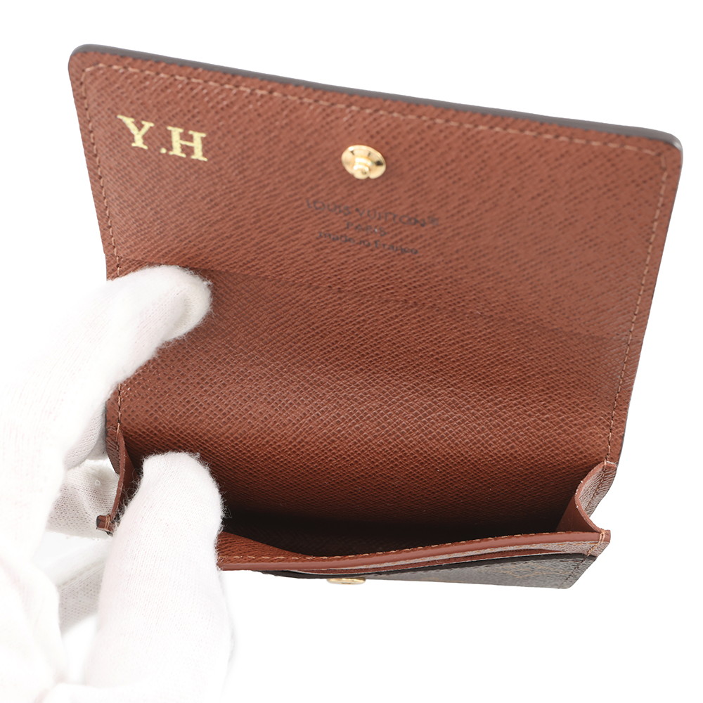 ルイヴィトン カードケース モノグラム アンヴェロップ・カルト・ドゥ・ヴィジット M63801 LOUIS VUITTON ヴィトン 名刺入れ