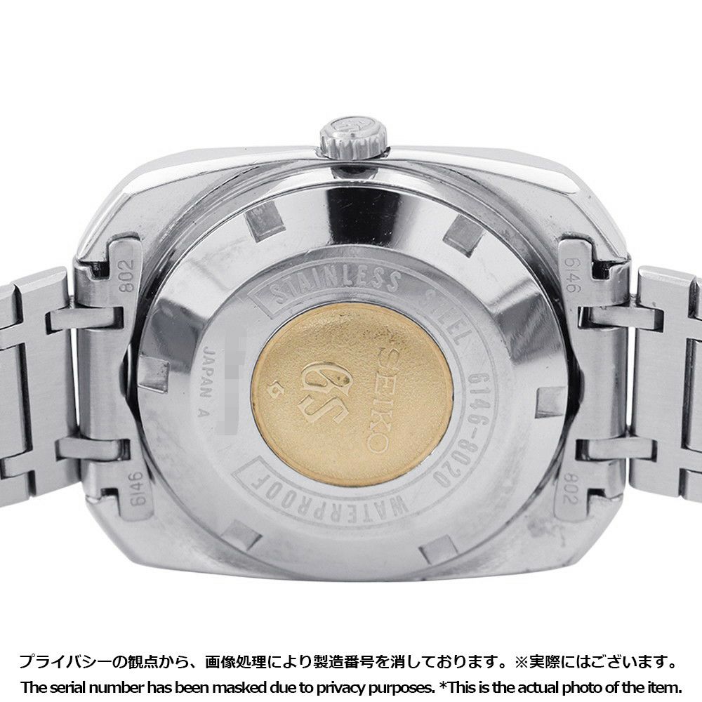 セイコー グランドセイコー ハイビート 6146-8020 SEIKO 腕時計 グレー文字盤