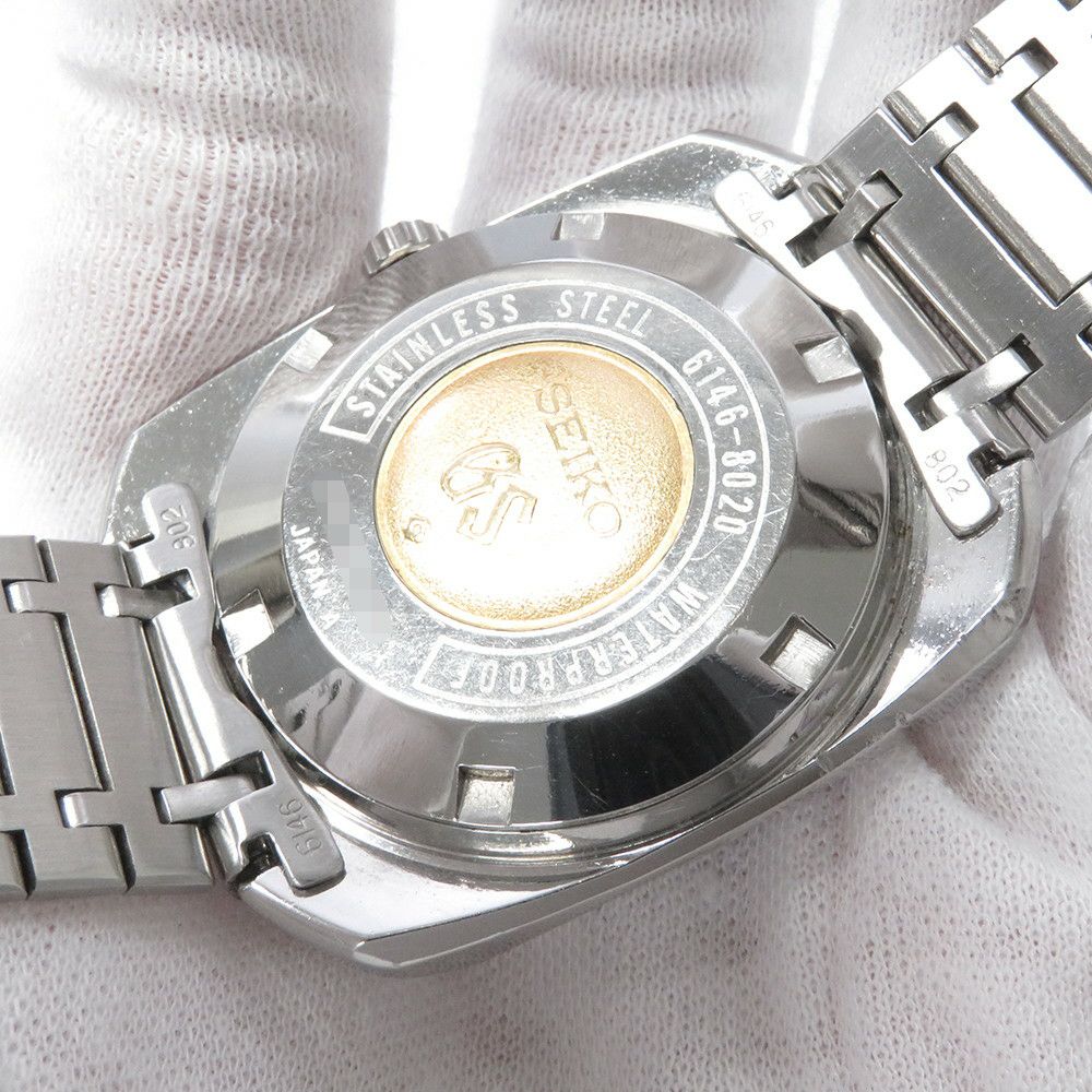 セイコー グランドセイコー ハイビート 6146-8020 SEIKO 腕時計 グレー文字盤