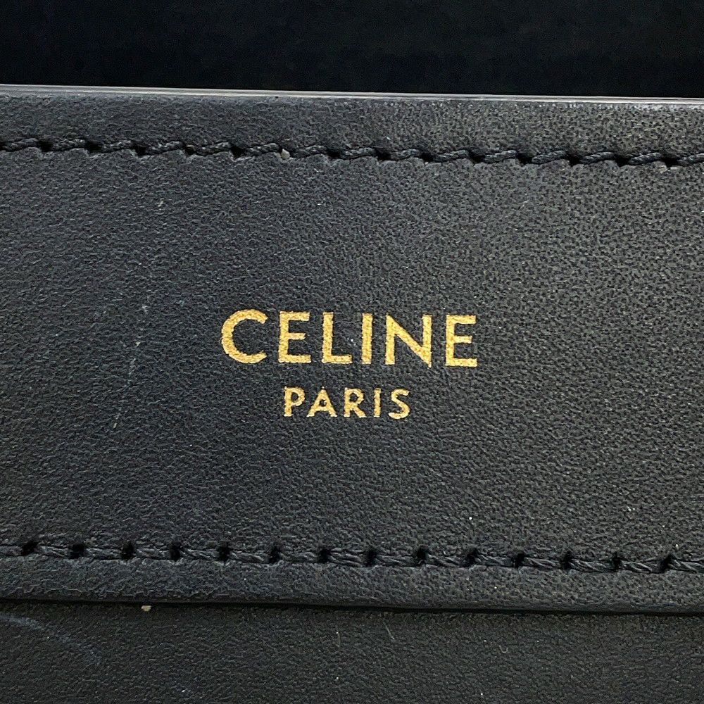 セリーヌ ハンドバッグ ラゲージシリーズ ナノショッパー 168243 CELINE 2way 黒