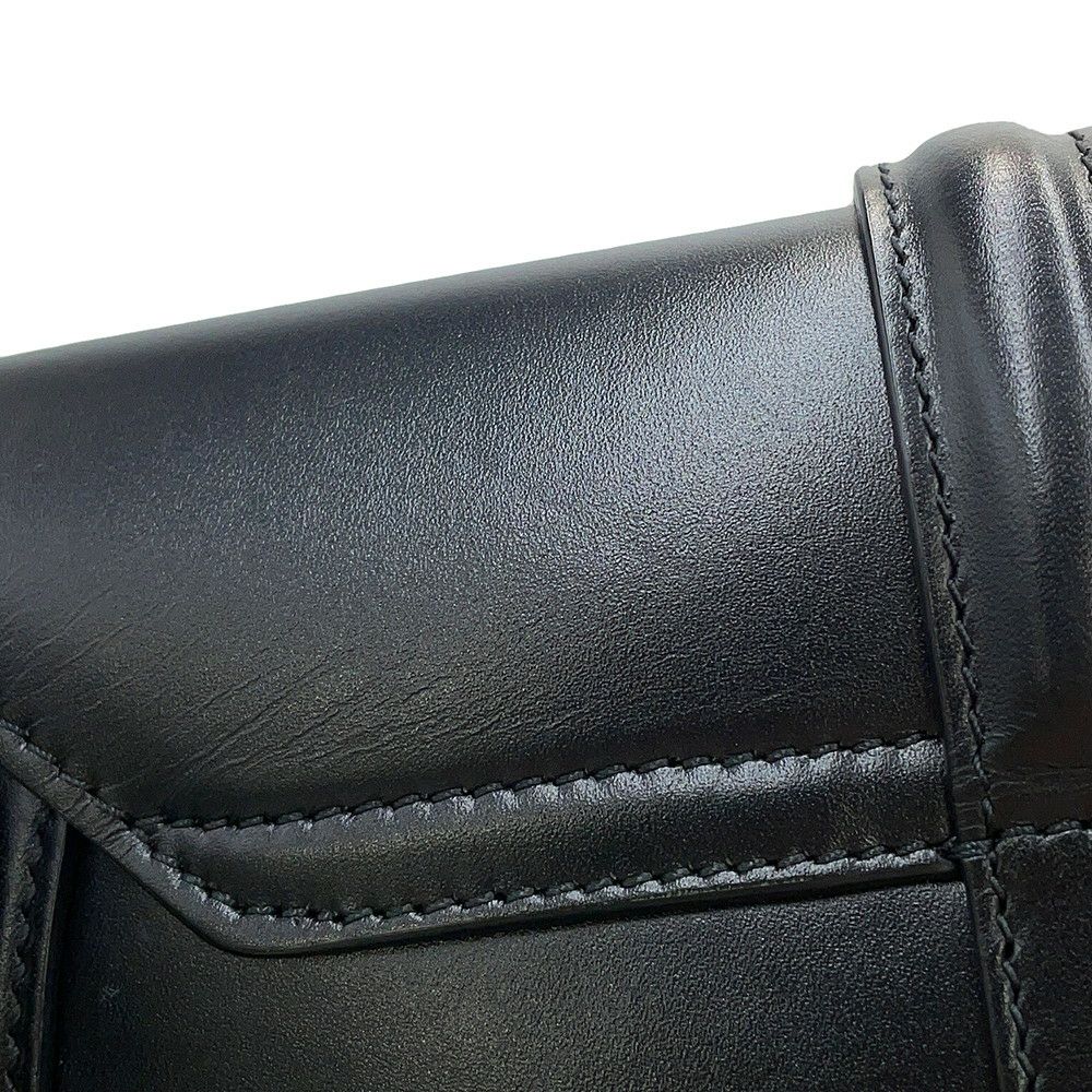 セリーヌ ショルダーバッグ スモール ブザス 16 セーズ レザー 188013 CELINE 黒