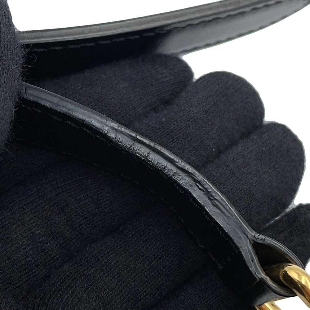 セリーヌ ショルダーバッグ スモール ブザス 16 セーズ レザー 188013 CELINE 黒