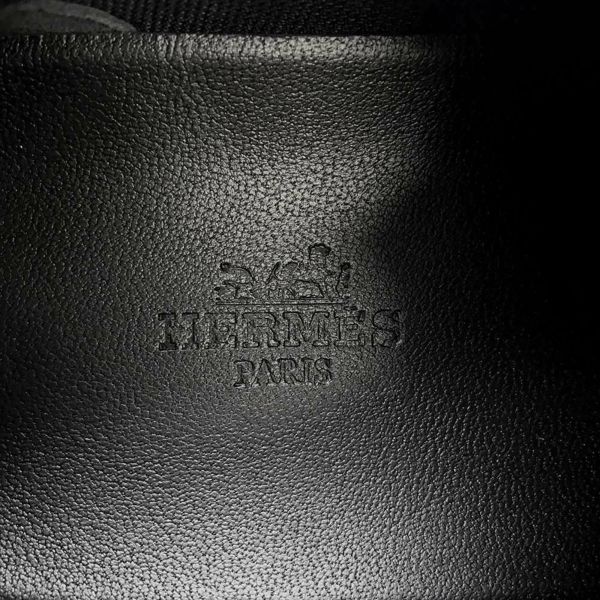 エルメス スニーカー バウンシング メッシュ ラバー メンズサイズ40 HERMES 靴 黒