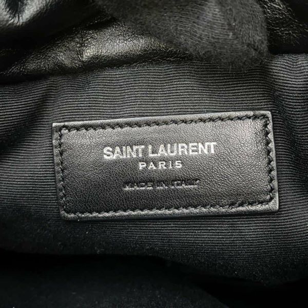 サンローランパリ ショルダーバッグ サンセット フリンジ バケットバッグ スモール 412691 SAINT LAURENT PARIS 黒