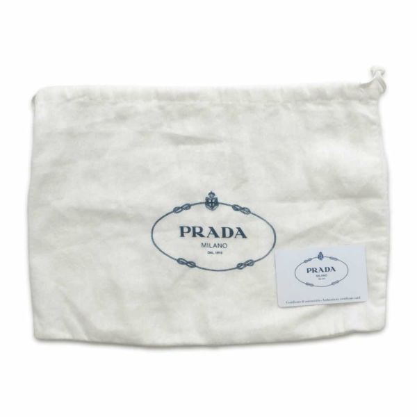 プラダ チェーンショルダーバッグ ロゴ レザー 1BD219 PRADA バッグ 黒 アウトレット品