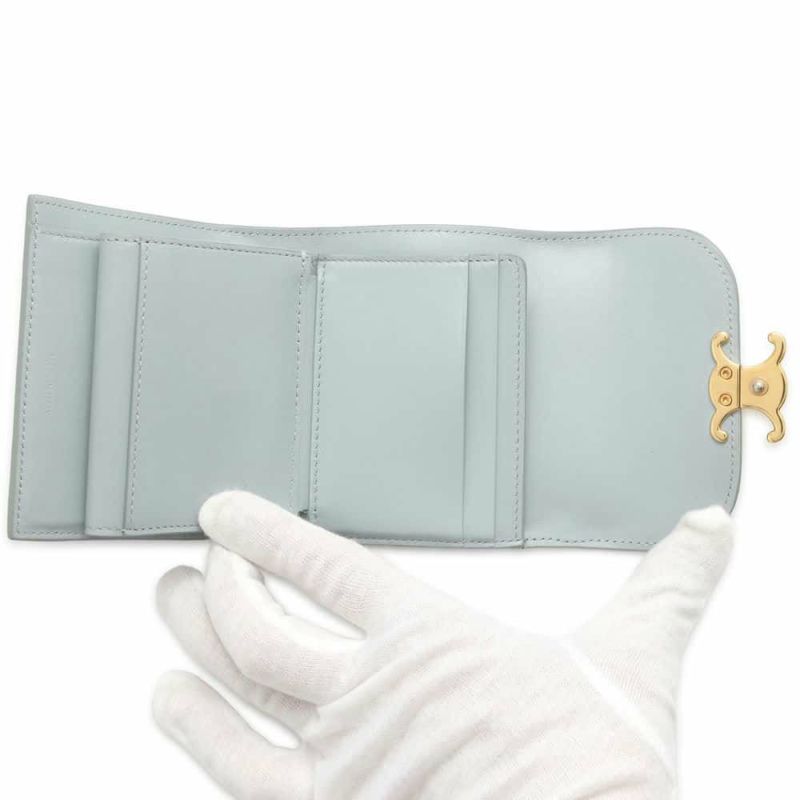 セリーヌ 三つ折り財布 スモール トリオンフウォレット 10D78 CELINE 財布