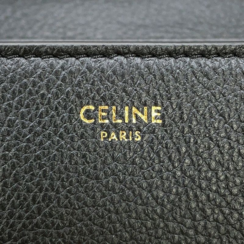 セリーヌ ハンドバッグ ティーン ニノ カーフレザー 118113 CELINE 2way 黒