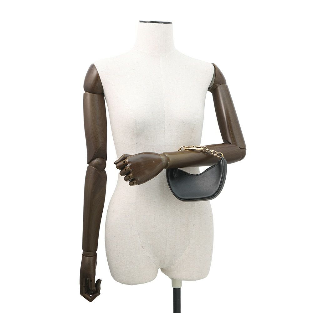 ヴァレンティノ・ガラヴァーニ ハンドバッグ Vロゴ ムーン VALENTINO 黒