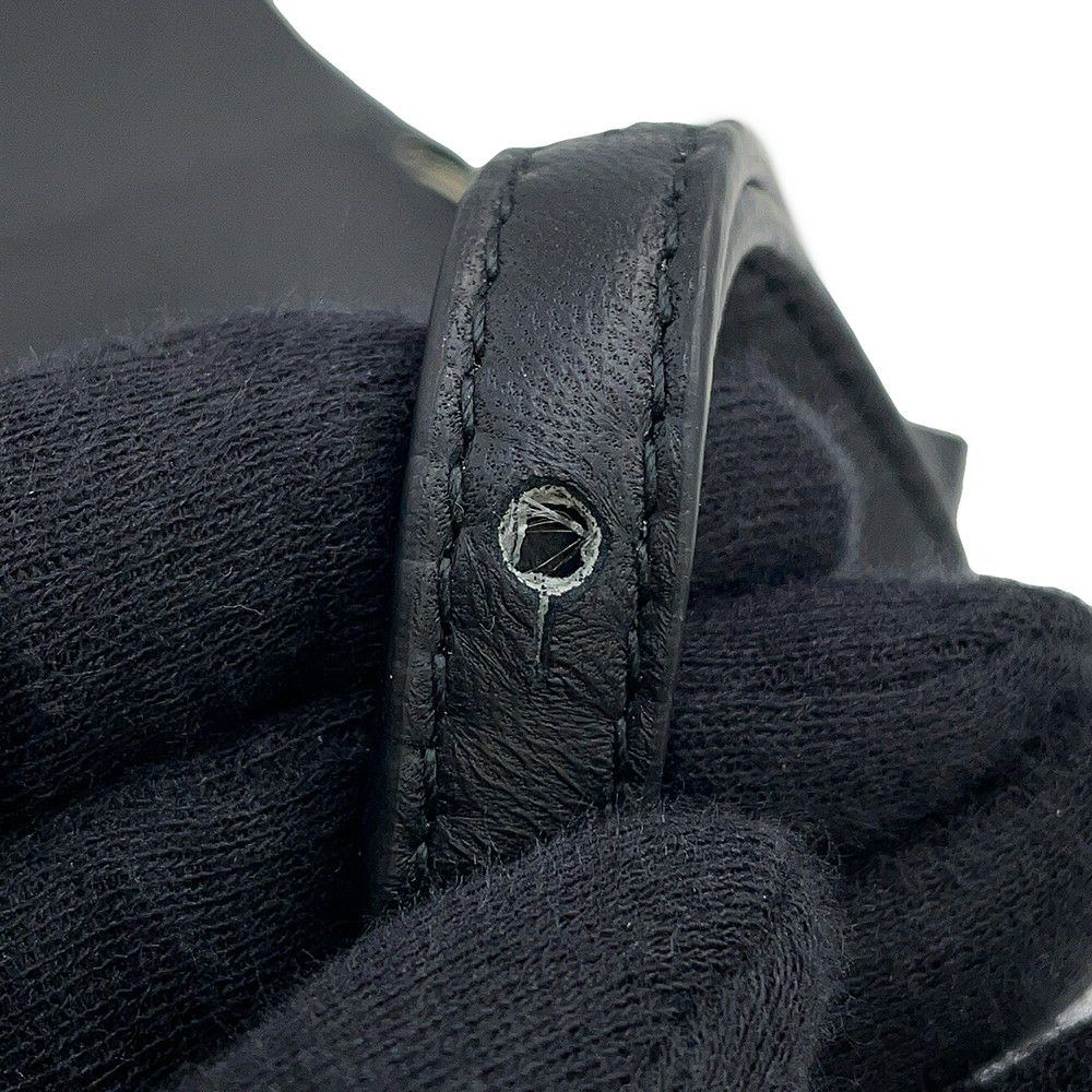 ボッテガヴェネタ ハンドバッグ マキシイントレチャート キャンディ アルコ レザー 729029 BOTTEGA VENETA 2way 黒 白