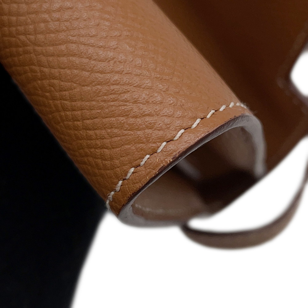 エルメス 長財布 ケリーウォレット ロング ゴールド/シルバー金具 エプソン C刻印 HERMES 財布