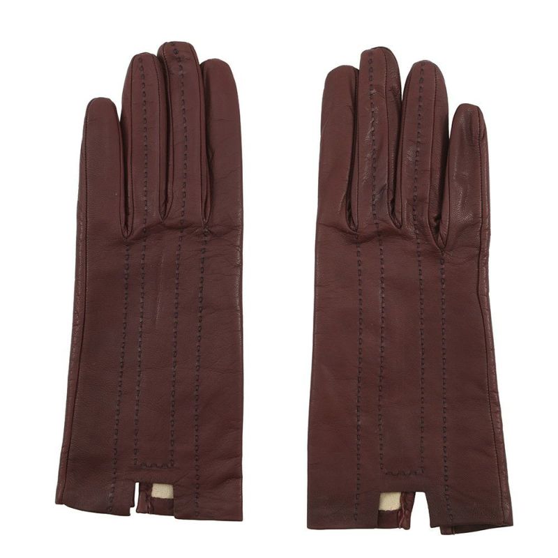 エルメス グローブ レザー レディースサイズ 7 1/2 HERMES 手袋
