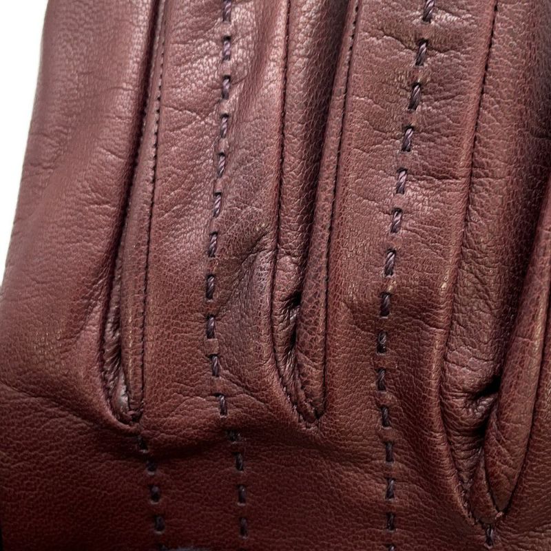 エルメス グローブ レザー レディースサイズ 7 1/2 HERMES 手袋