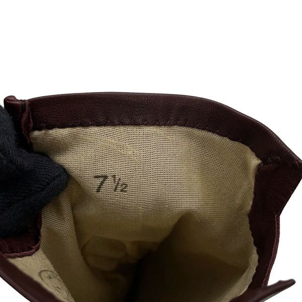 エルメス グローブ レザー レディースサイズ 7 1/2 HERMES 手袋