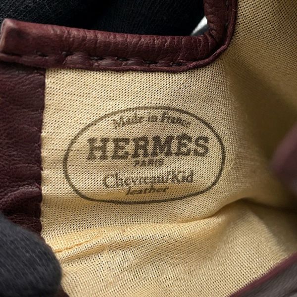 エルメス グローブ レザー レディースサイズ 7 1/2 HERMES 手袋