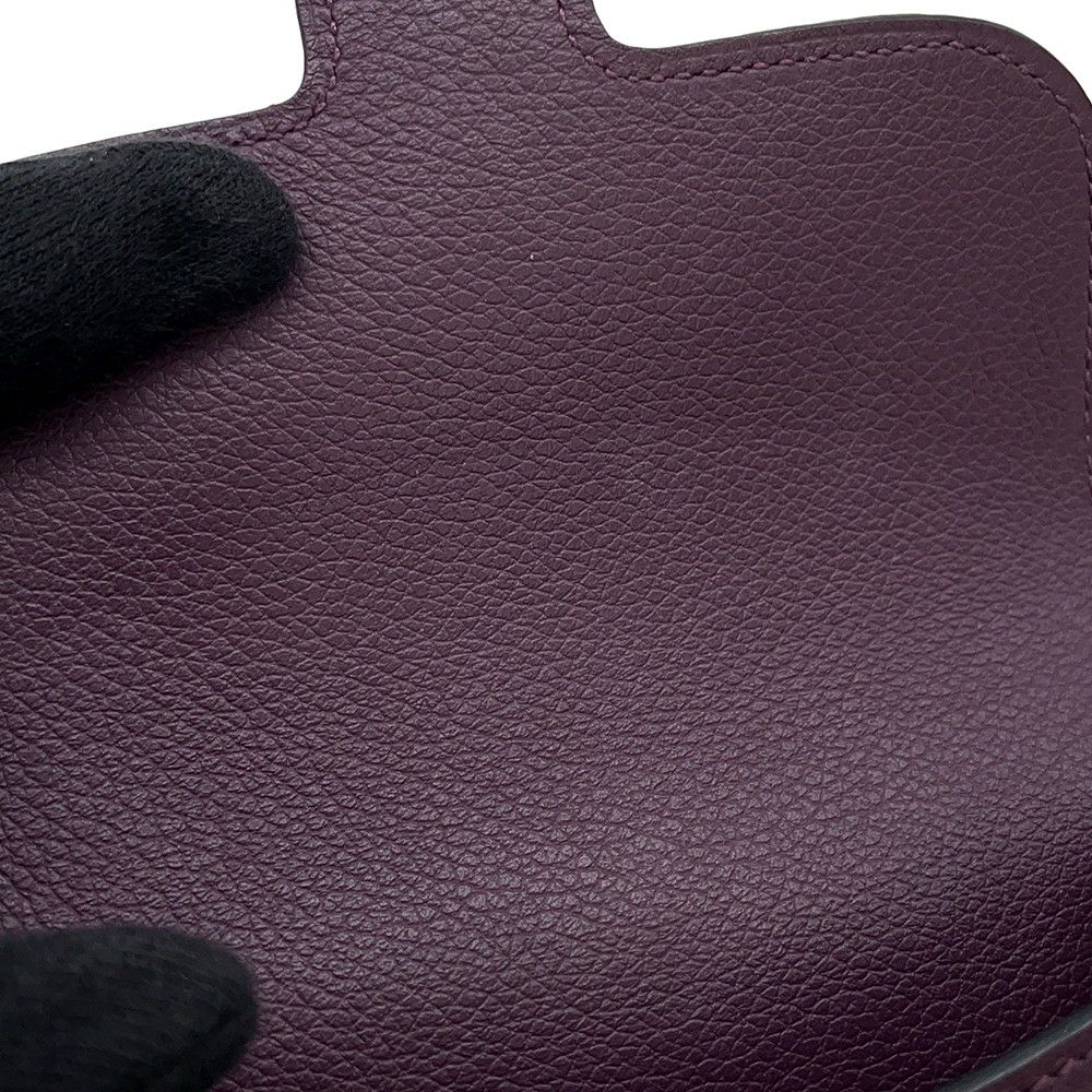 エルメス 財布 コンスタンス スリム カシス/ブルーロイヤル/ゴールド金具 エバーカラー U刻印 財布