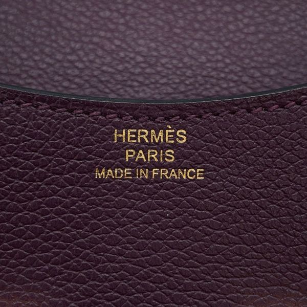 エルメス 財布 コンスタンス スリム カシス/ブルーロイヤル/ゴールド金具 エバーカラー U刻印 財布